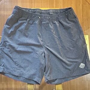 Trunks- Men's Athletic Shorts - Gray